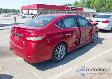 2013 Nissan Sentra Sr из США, поврежденный, VIN 3N1AB7AP3DL744383